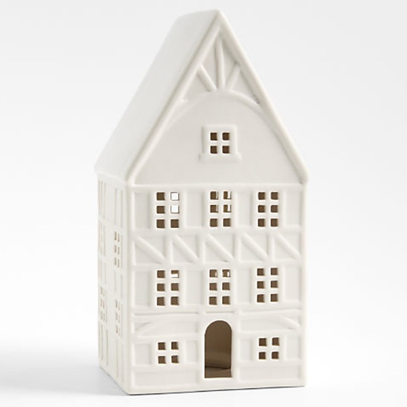 New! Crate&Barrel White Ceramic House X-Large - Picture 3 of 7